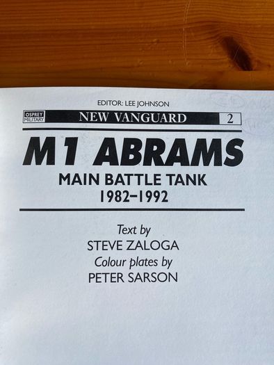 Military book: 'M1 Abrams Main Battle Tank 1982-1992'