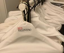 Red Valentino Cotton covered plastic hanger