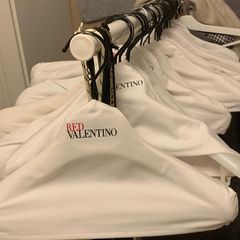 Red Valentino Cotton covered plastic hanger