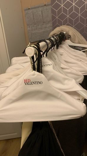 Red Valentino Cotton covered plastic hanger