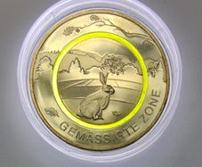 Germany 5 Euro Base Metals (Polymer Ring) Uncirculated Coin 2019 - Moderate Zone (D) - Earth's Climate Zones