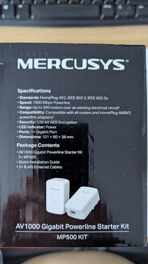 Mercusys AV 1000 Gigabit Powerline Network Extender