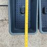 Set of four self-Watering square & Railing Planters Image 5