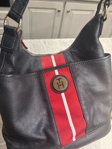 Tommy Hilfiger Navy Leather Bag