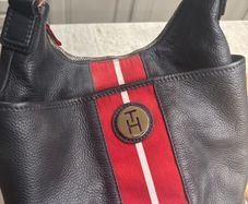 Tommy Hilfiger Navy Leather Bag