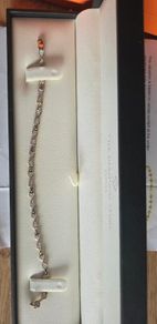 Gold bracelet 0.25ct Diamond Hart 18k Gold Vermeil