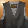 Boys navy waistcoat age 7-8 Image 2