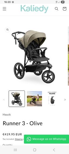 Jogging stroller