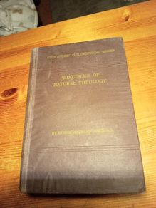 Principles of Natural Theology George Hyward Joyce 1957. A.