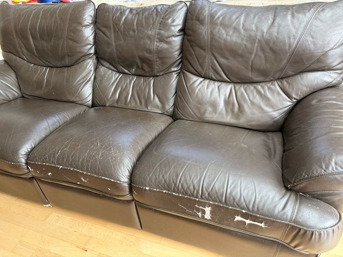 Free 3 Seat recliner sofa