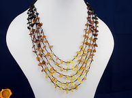 main image for ad Baltic amber adult necklace handmade beaded necklace natural amber necklace amber resin necklace