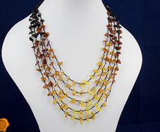 Baltic amber adult necklace handmade beaded necklace natural amber necklace amber resin necklace