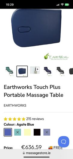 Massage table