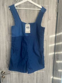 BNWT ZARA Dungaree Shorts Medium