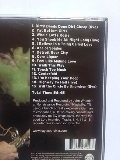 Hayseed Dixie CD  - Let There Be Rockgrass