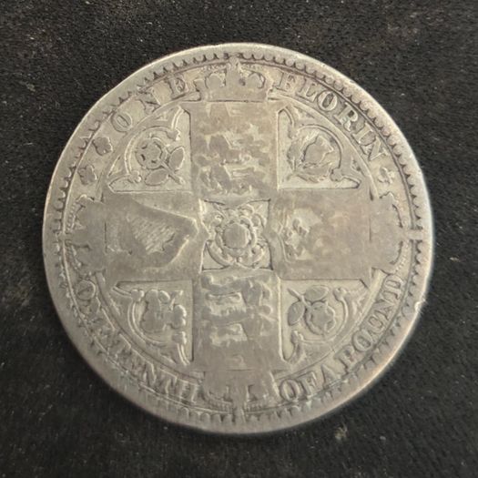 1849 British Godless Florin