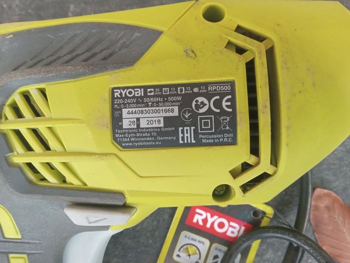 Ryobi RPD500 corded percussion drill
