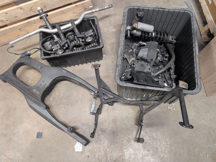 Yamaha Tenere 700 2020 breaking for parts