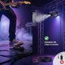 Smoke Machine with 13 Colour RGB Effect, 8 LED Lights, Mini Fog Machine with 3-Metre Wired Remote and Two Wireless Controllers for DJ Disco Parties Image 5