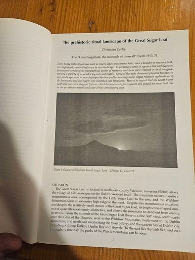 Wicklow Anthology And History Volume 1 1998. Edited By Christiaan Corlett & Aiden O'sullivan. Large Volume Paperback In Good Condition.  See Photos For Same.