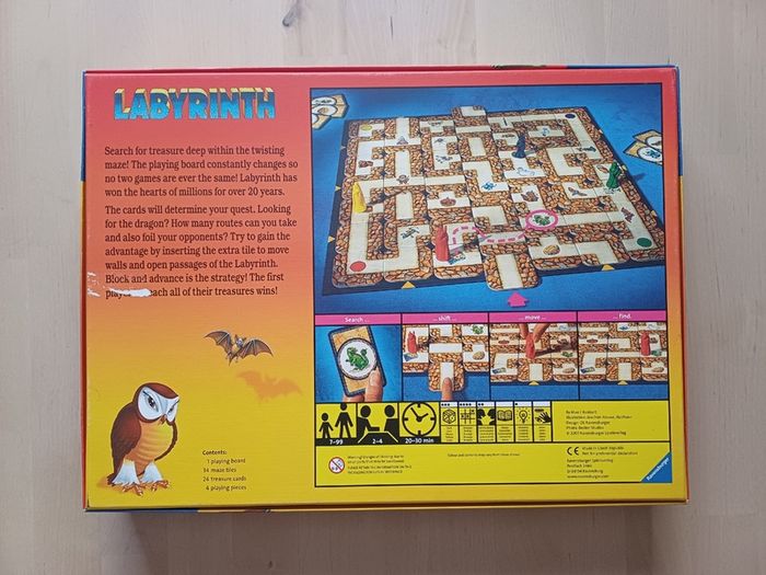 Labyrinth Family Adventure Fantasy Board Game Ravensburger Games