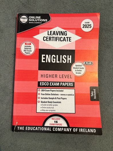 English Exam papers