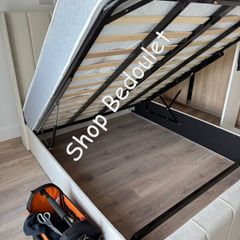 New Bed Frame Double Size Bed King Size Bed -Gaslift Bed-Ottoman Beds- 4ft Beds 4ft6 Bed 5ft Bed 6ft Bed Double Bed Small Double Bed King Bed Superking Bed Single Bed -Bed with Mattress Bed Frame