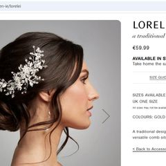 Bride Hair Comb - Headpiece Wed2B