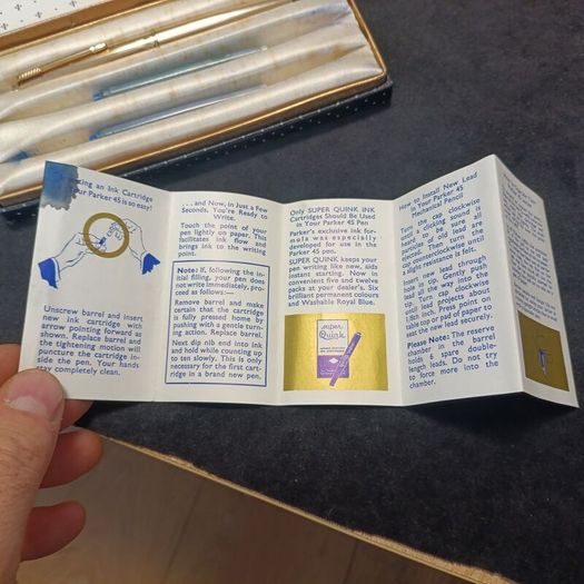 1968 Parker pen with a rolled-gold finish