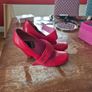 Ladies Red High heels Image 5