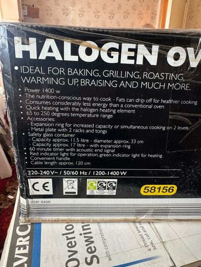 halogen oven  brand new unused boxed