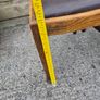 Set of 4 Arts & Crafts oak dining chairs Image 8