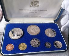 1973 Barbados Proof Coin Set