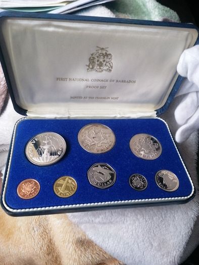 1973 Barbados Proof Coin Set
