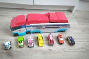 Paw patrol Launch' N Haul with metal cars