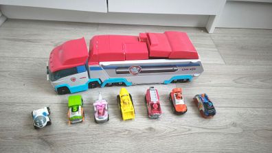 Paw patrol Launch' N Haul with metal cars