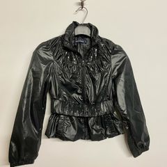 Original Marines girls black jacket, age 10