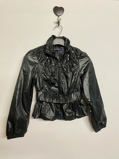 Original Marines girls black jacket, age 10