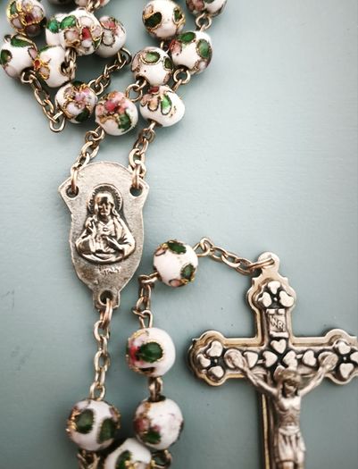 Italian Cloisonne Rosary