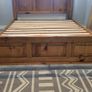 Double Bed Frame - Solid Oak Image 3