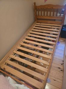 Single wooden bed - Free