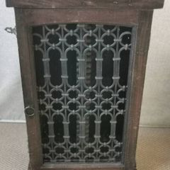 Distressed wooden cabinet