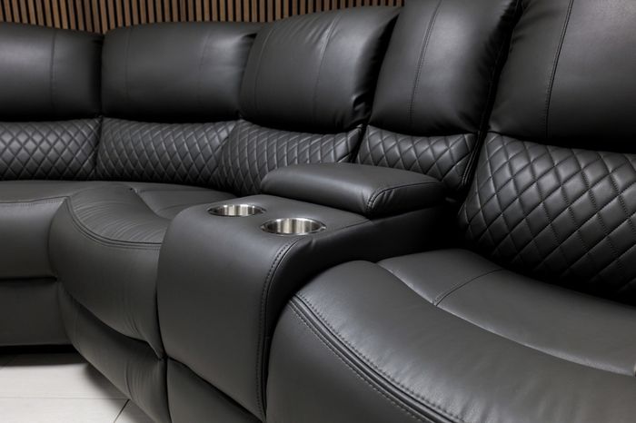 Rita Manual Corner Leather Recliner Sofa