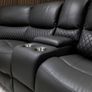 Rita Manual Corner Leather Recliner Sofa Image 4