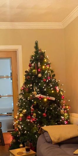 Ezy Living 7ft christmas tree. Canadian Spruce. Excellent condition. Stand included.