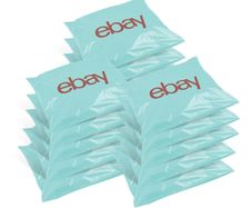 500 X eBay Packaging Self Seal Plastic Mailer Bags 6 X 9 INCH or 15cm x 22.9cm 4.0cm Lip Blue/Red
