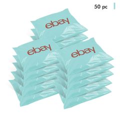 500 X eBay Packaging Self Seal Plastic Mailer Bags 6 X 9 INCH or 15cm x 22.9cm 4.0cm Lip Blue/Red