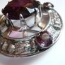 Huge vintage silver tone Scottish Celtic brooch Image 4