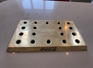 Coca Cola Brass Drip Tray