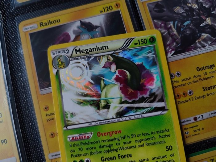 Meganium ! Holo Rare ! from BREAKpoint Set ! 2016 ! Pokemon Card !
